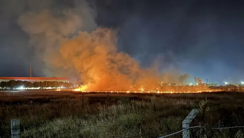 İzmir'de Gece Yarısı Korkutan Yangın Panik Yarattı