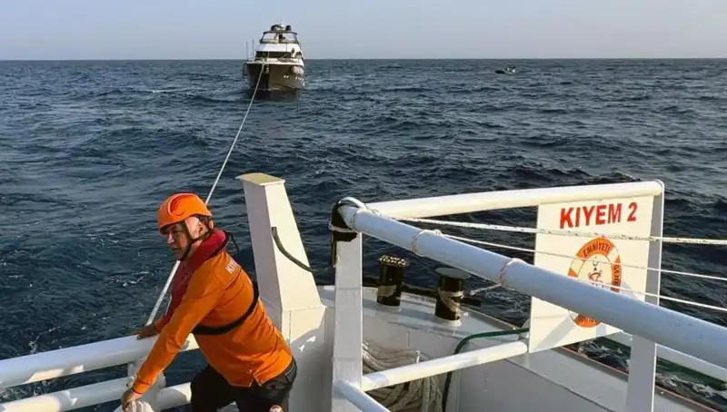 Marmaris Açıklarındaki Tehlikeli Durum: Sürüklenen Tekne Kurtarıldı