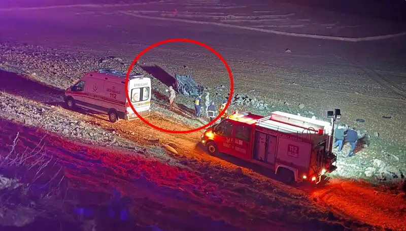Şarampole Devrilen Otomobilde Yaşanan Trajik Kaza