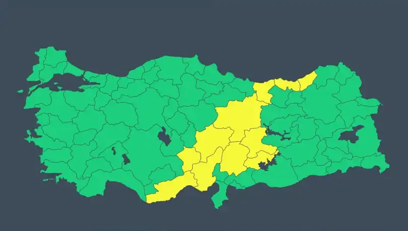 Türkiye'nin 11 İli İçin Şiddetli Yağış ve Fırtına Uyarısı!